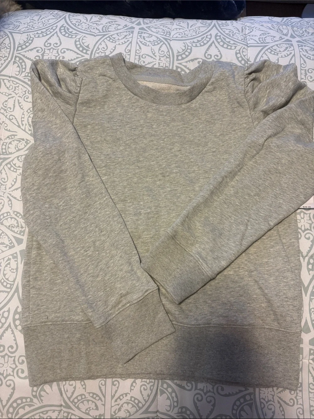 GAP Light Gray Crewneck Sweatshirt for Kids